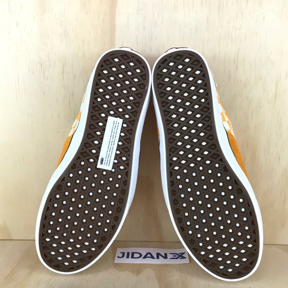 NEW Vans Comfycush Authentic Checker Zinnia Orange - Picture 7 of 8